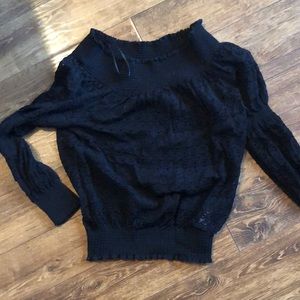 Zara Off the Shoulder Lace Top